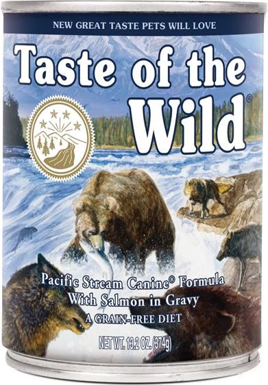 Taste of The Wild Pacific Stream Canine Formula with Salmon in Gravy