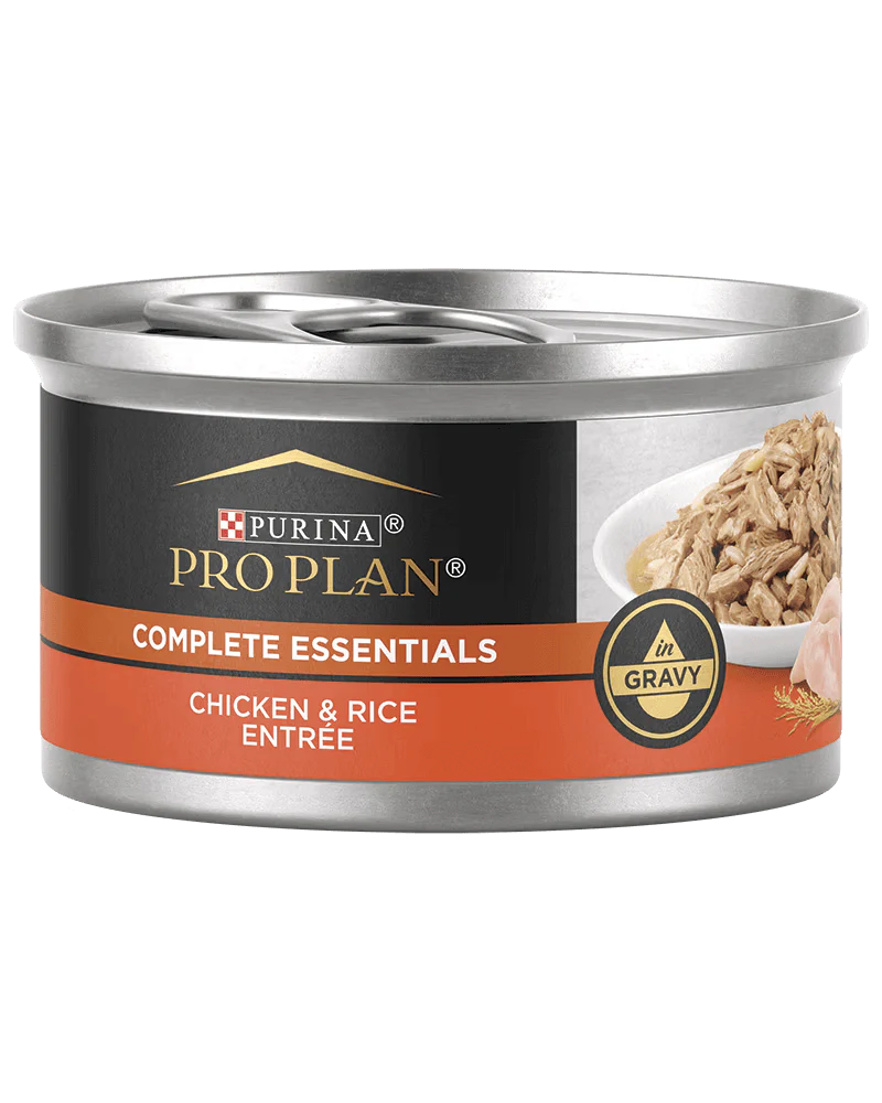 Pro Plan Chicken and Rice Canned Cat Food with Gravy