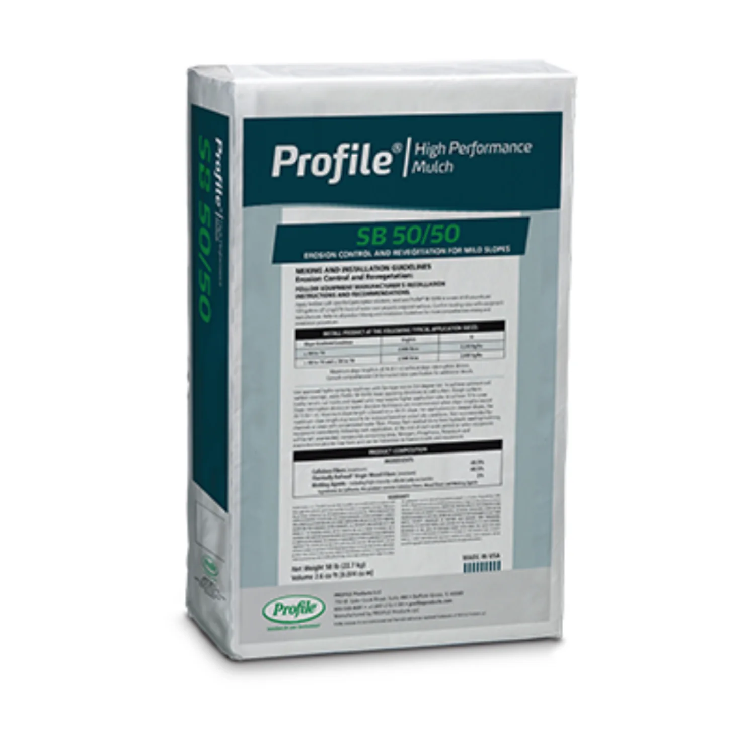 Profile® Wood–Cellulose Blend Hydraulic Mulch (50 lb. Bag)