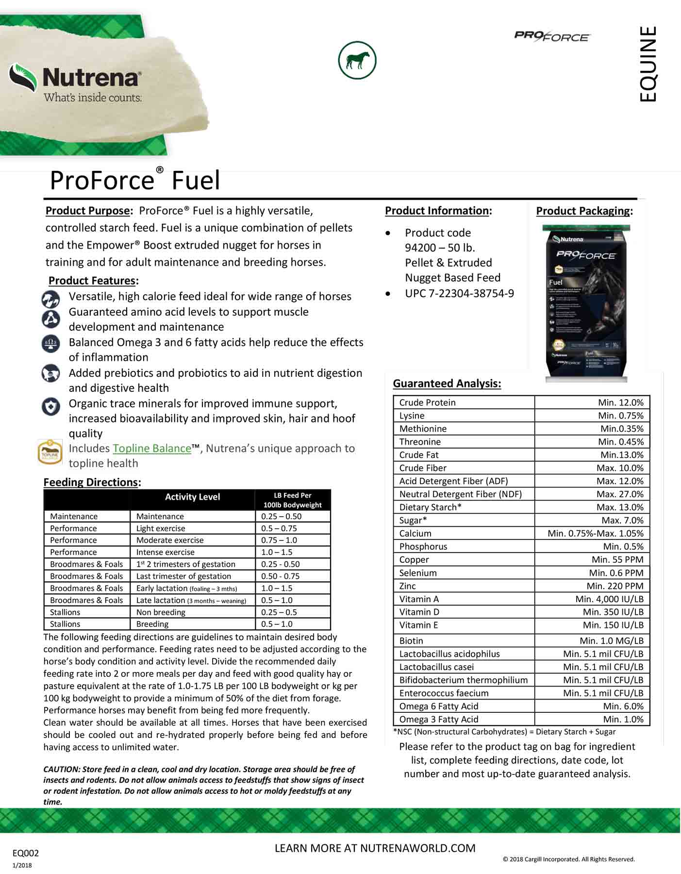 Nutrena ProForce Fuel Horse Feed - Image 7