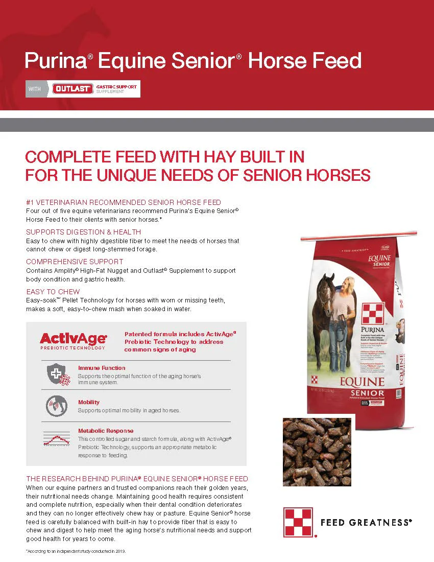 Purina Equine Senior Horse Feed - Image 4