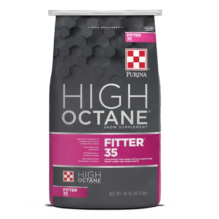 Purina High Octane Fitter 35 Show Feed Supplement, 40 lb