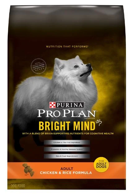 Purina Pro Plan Bright Mind Adult Chicken and Rice Formula Dry Dog Food