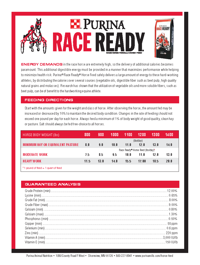 Purina Race Ready Horse Feed - Image 3
