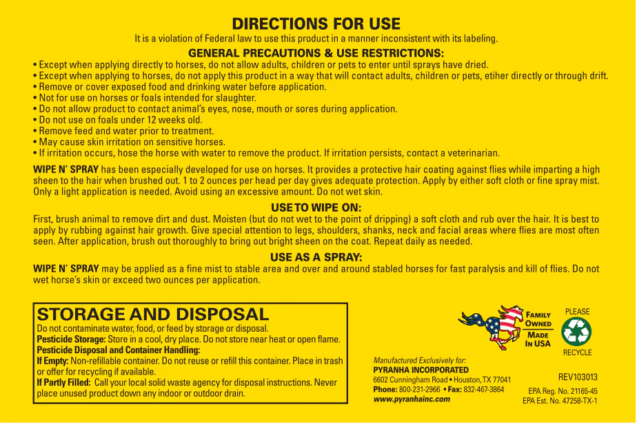 Pyranha Wipe N Spray - Image 4