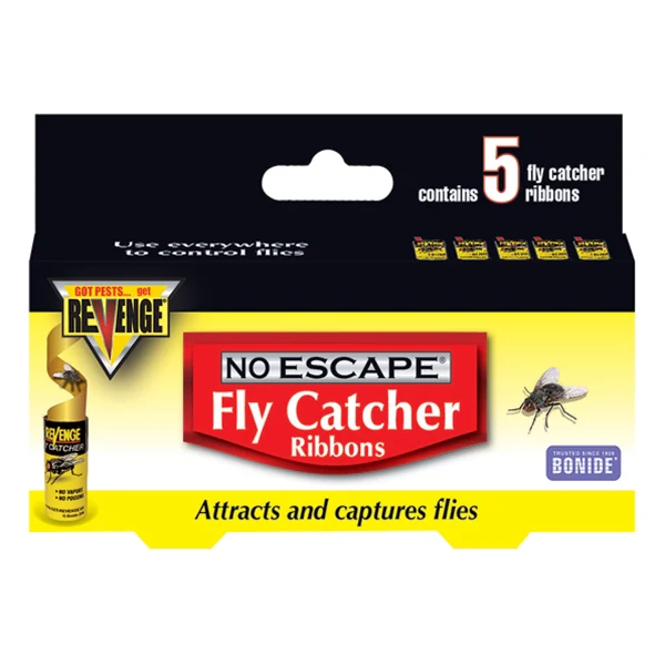 Revenge No Escape Fly Catcher Ribbons 5 Pack