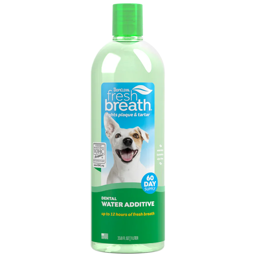 ropiClean Fresh Breath Oral Care Water Additive for Dogs & Cats – 33.8 oz