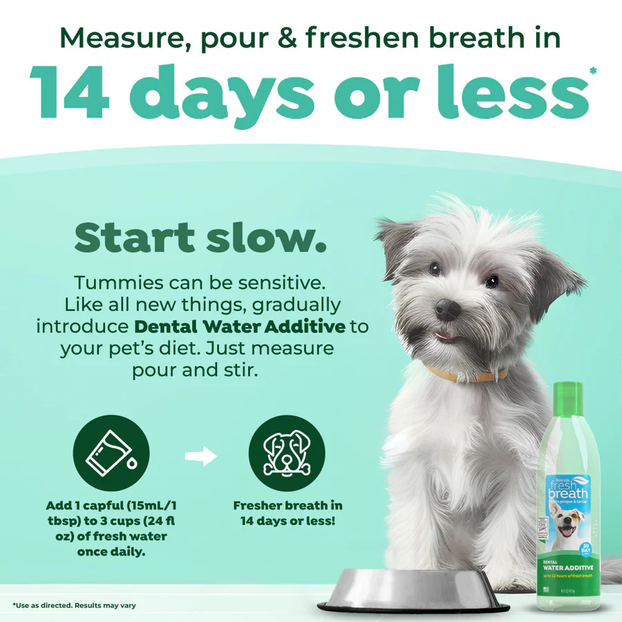 ropiClean Fresh Breath Oral Care Water Additive for Dogs & Cats – 33.8 oz - Image 4