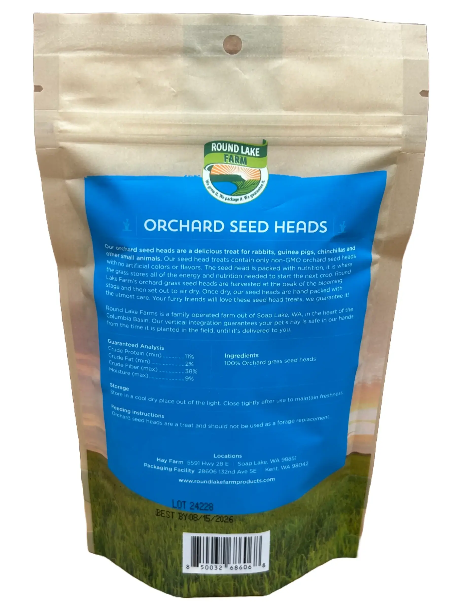 Round Lake Farm Orchard Seed Head Small Pet Treat - Image 2