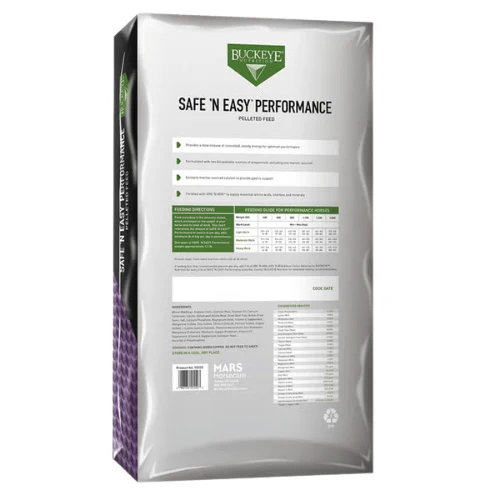 BUCKEYE™ Nutrition SAFE ‘N EASY™ Performance Horse Feed - Image 2