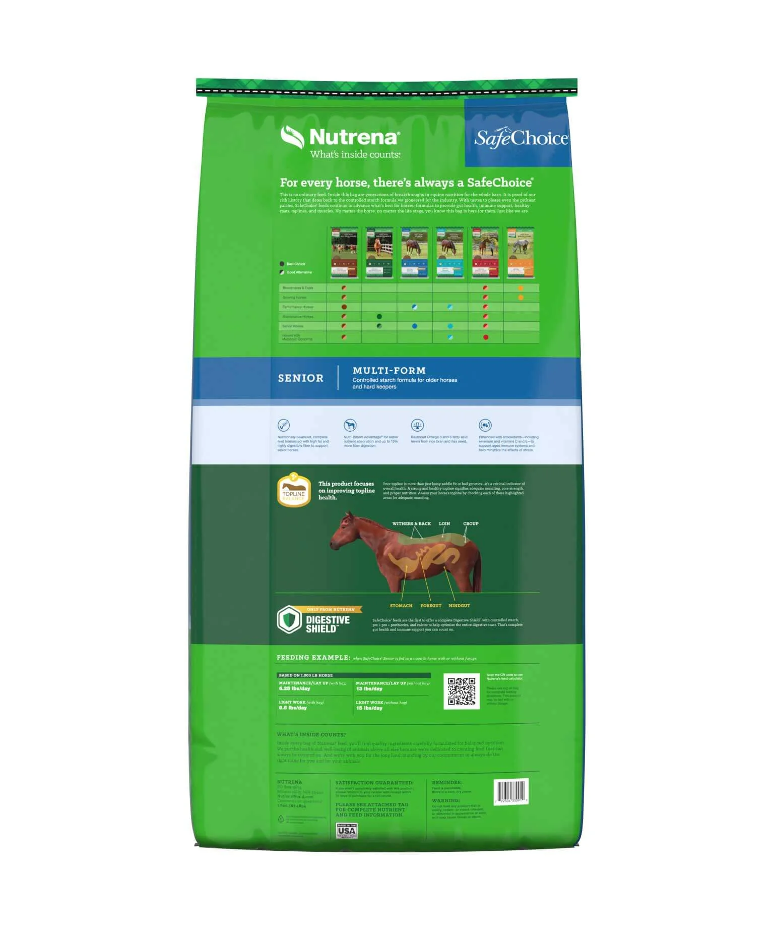 Nutrena SafeChoice Senior Horse Feed - Image 2