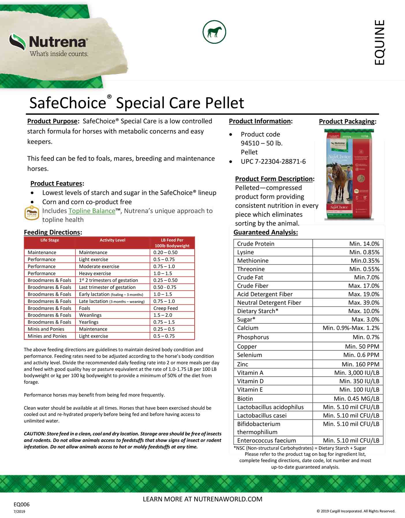 Nutrena SafeChoice Special Care Horse Feed - Image 4