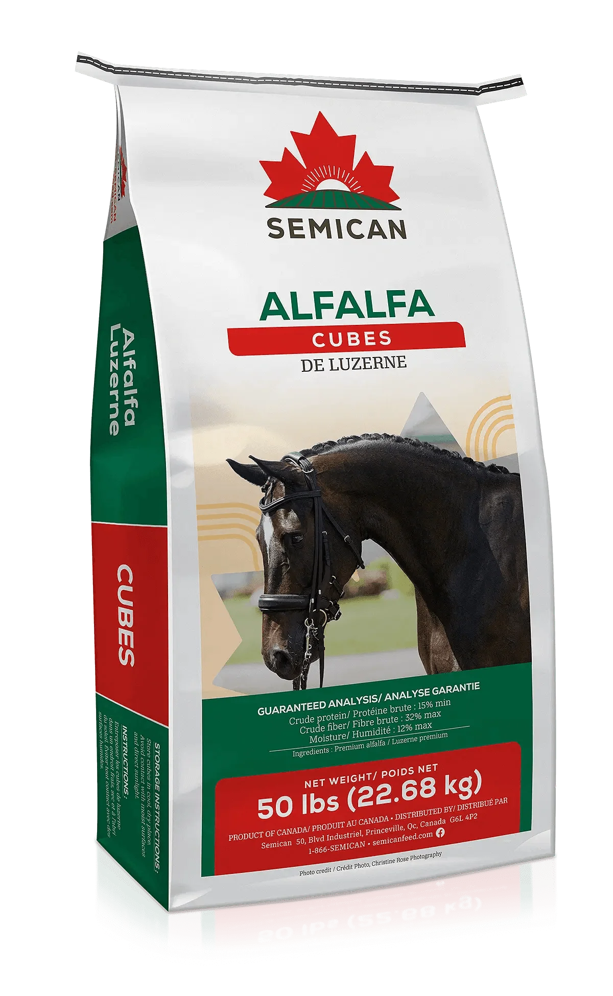Semican Alfalfa Cubes Horse Feed