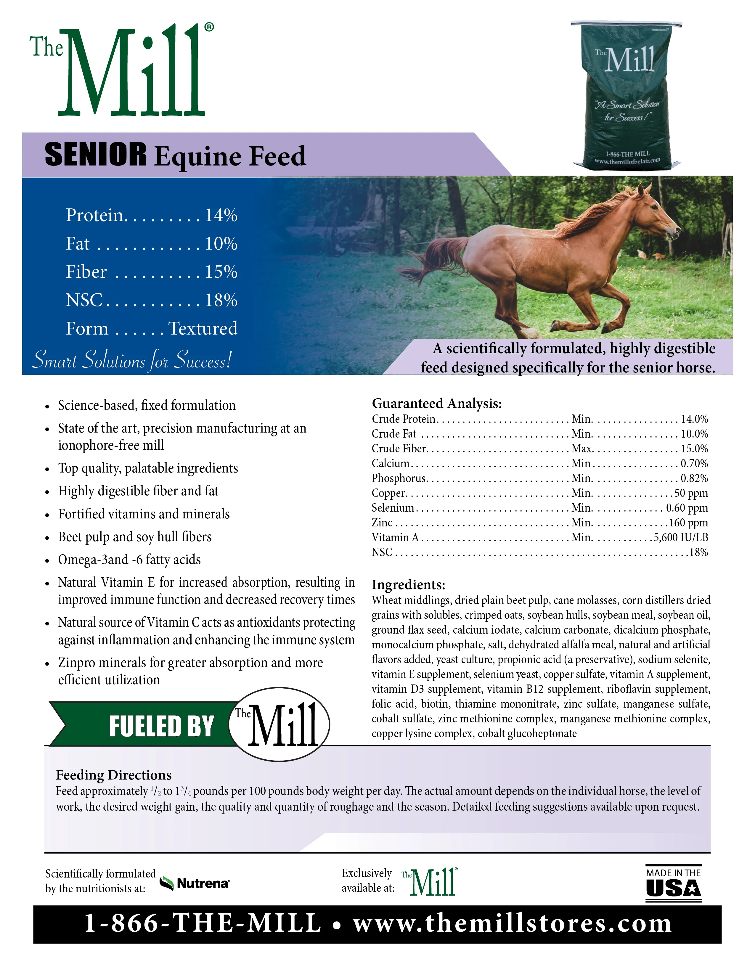 The Mill Senior Horse Feed - Image 3