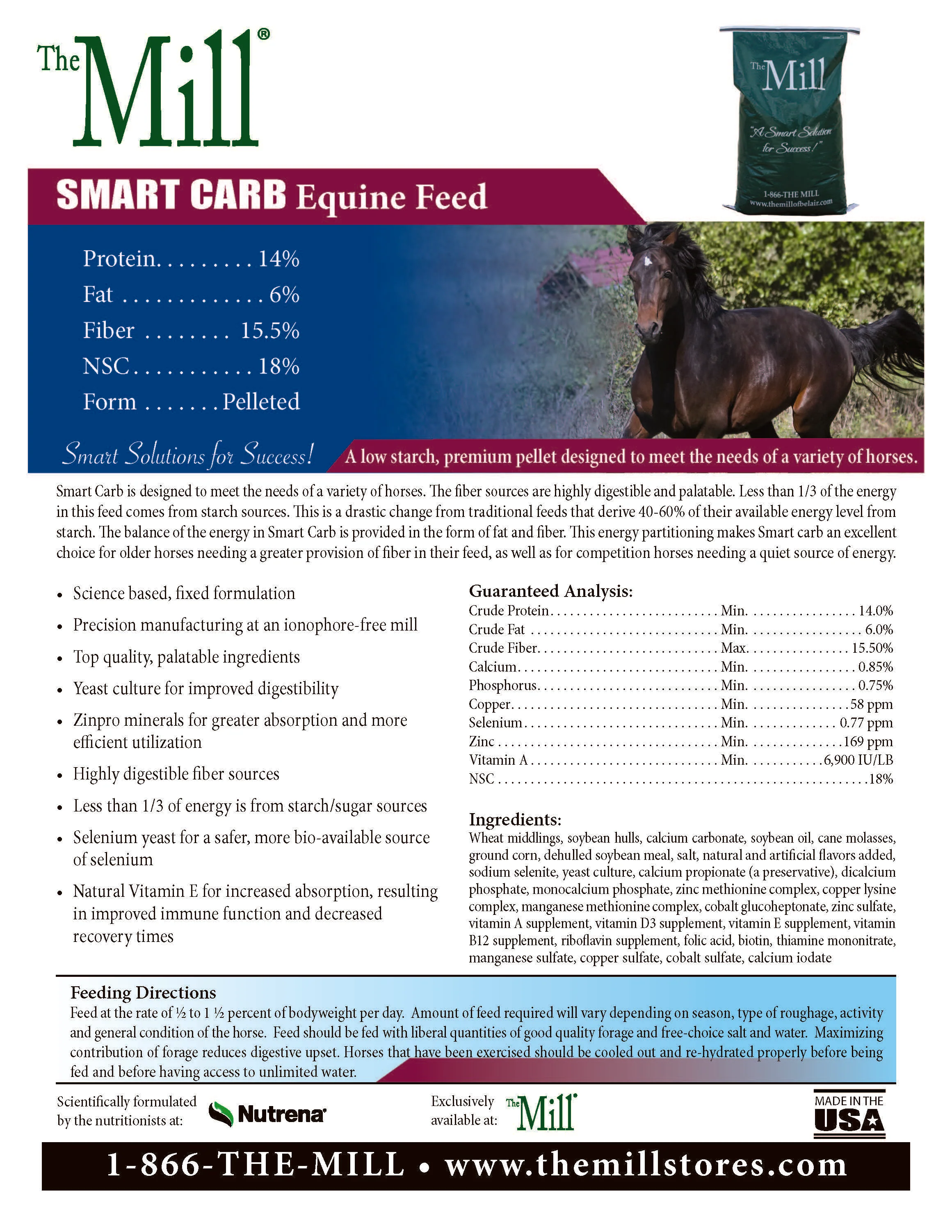 The Mill Smart Carb Horse Feed - Image 3
