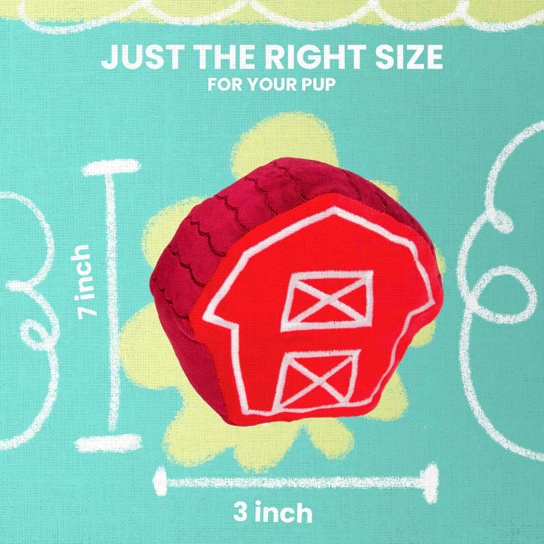 Snugarooz® Barn Plush Dog Toy - Image 4