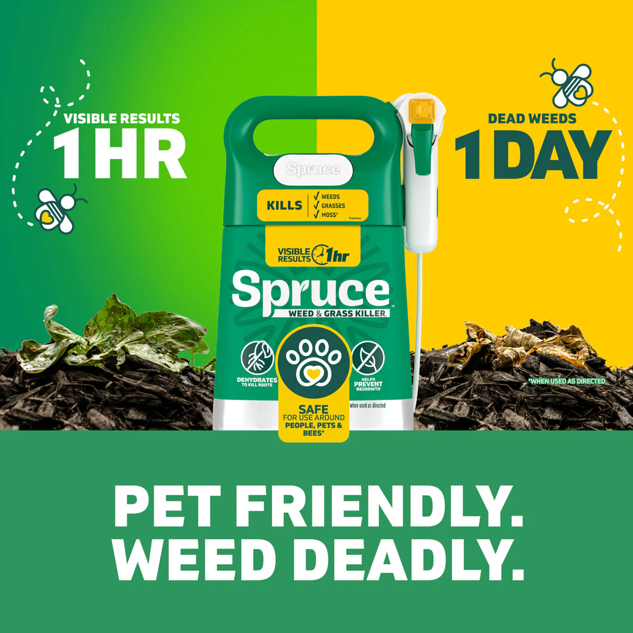 Spruce® 64 oz Manual Weed & Grass Killer - Image 2