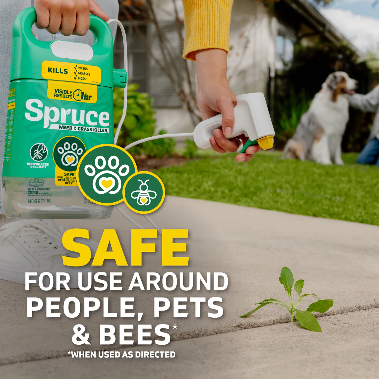 Spruce® 64 oz Manual Weed & Grass Killer - Image 3