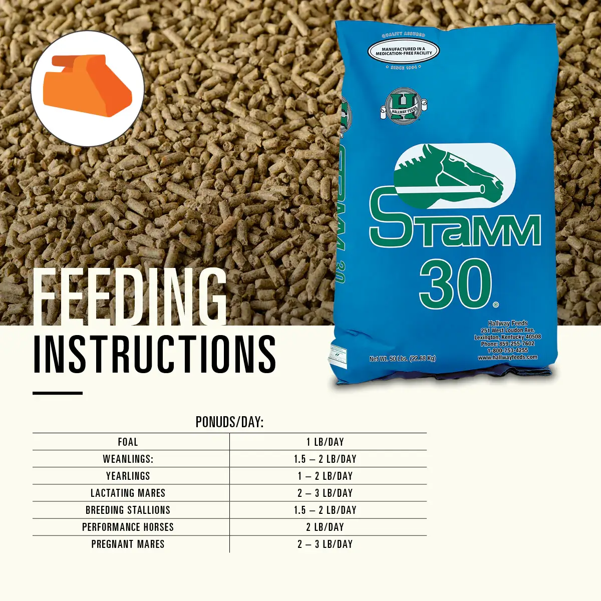 Hallway Feeds Stamm 30 Horse Feed - Image 5