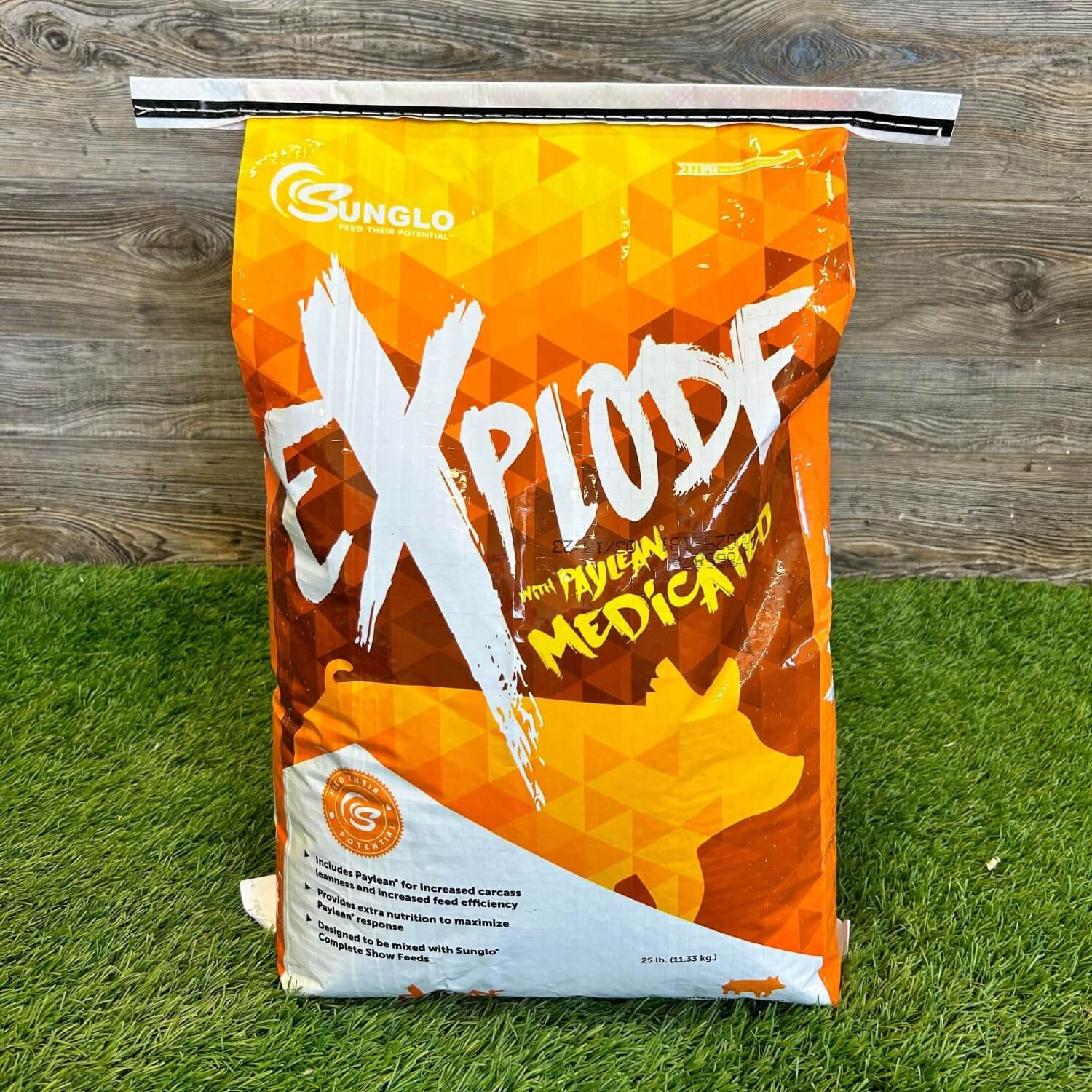 Sunglo Explode Show Pig Supplement, 25 lb