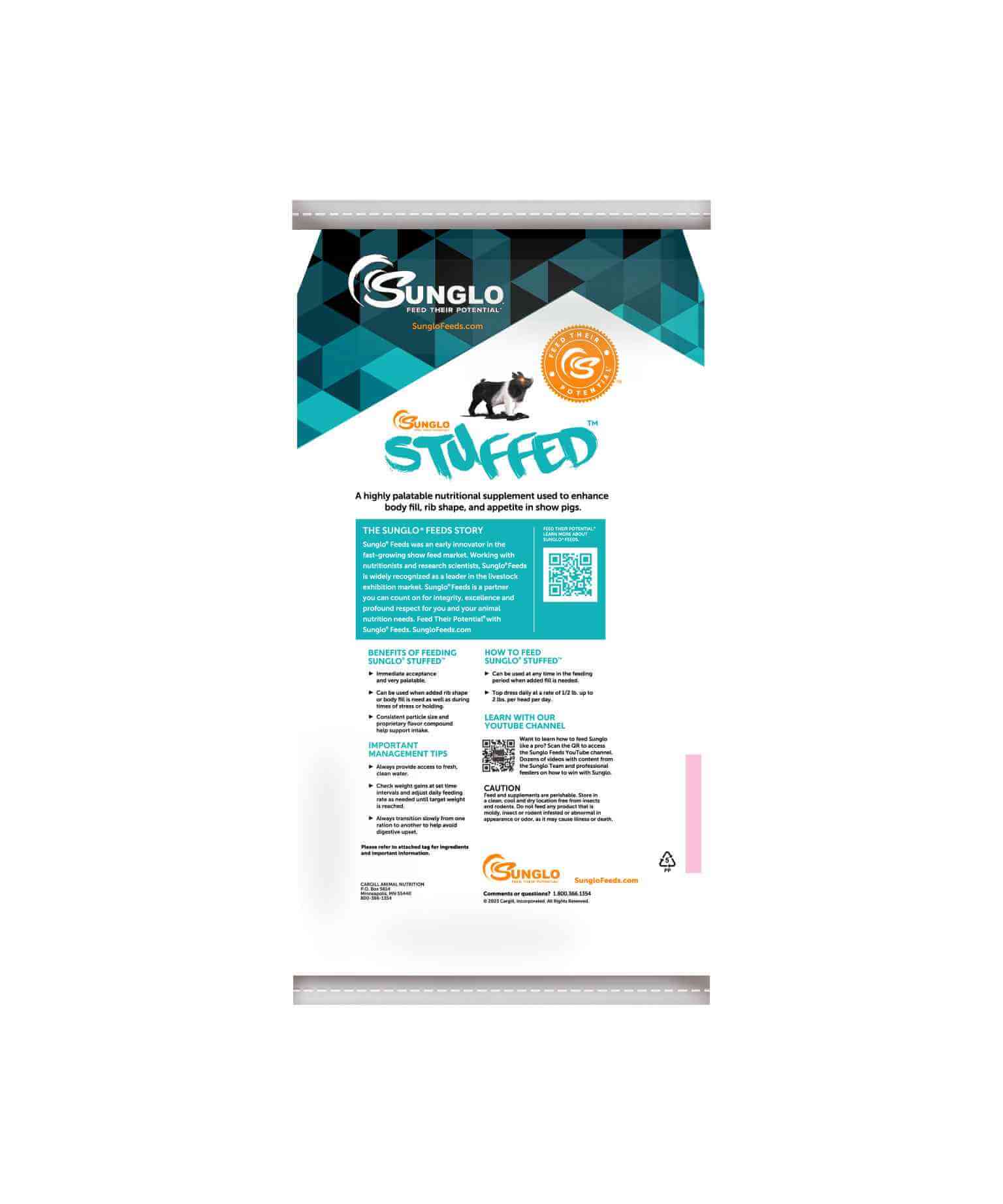 Sunglo Stuffed Show Feed Supplement, 40 lb - Image 3