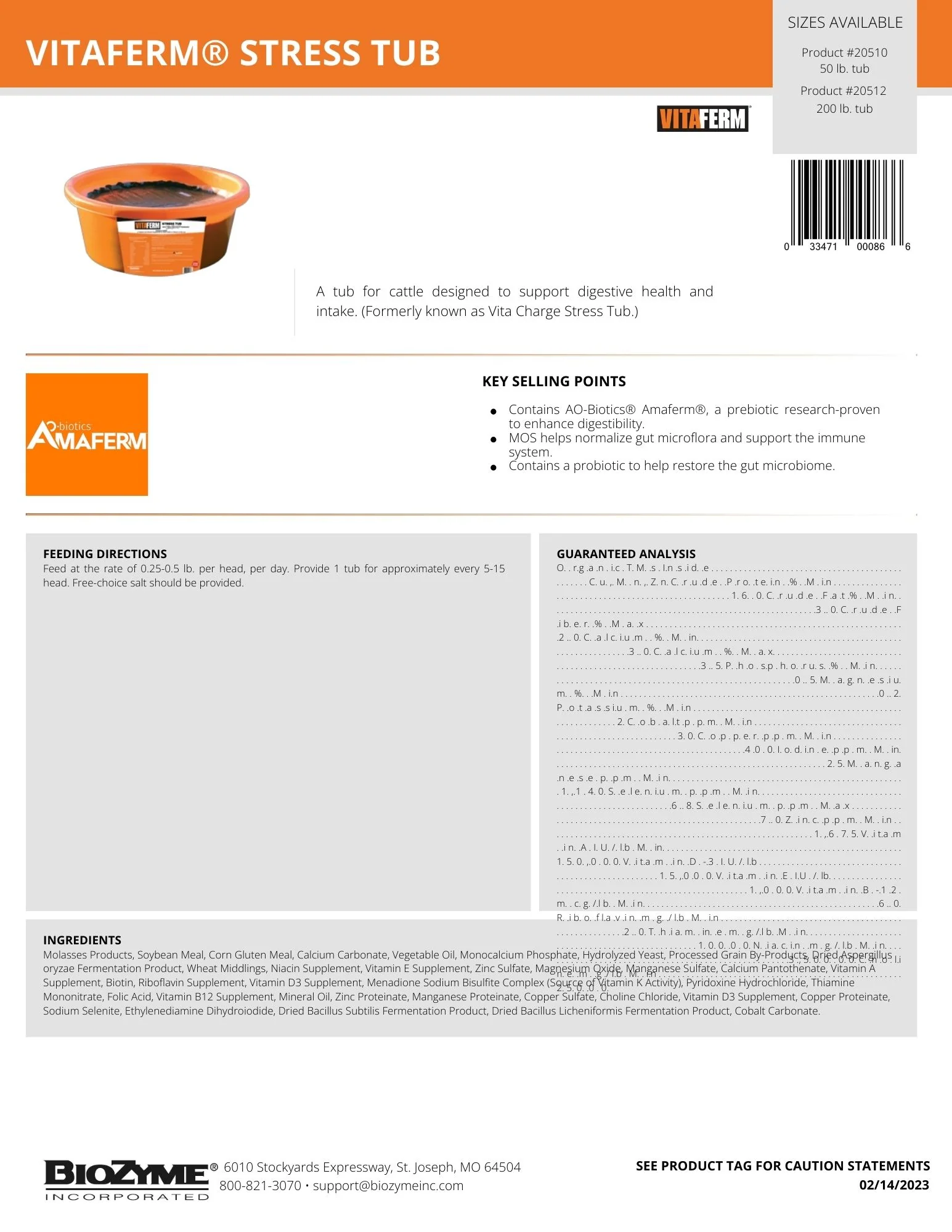 VitaFerm Stress Cattle Tub - Image 3