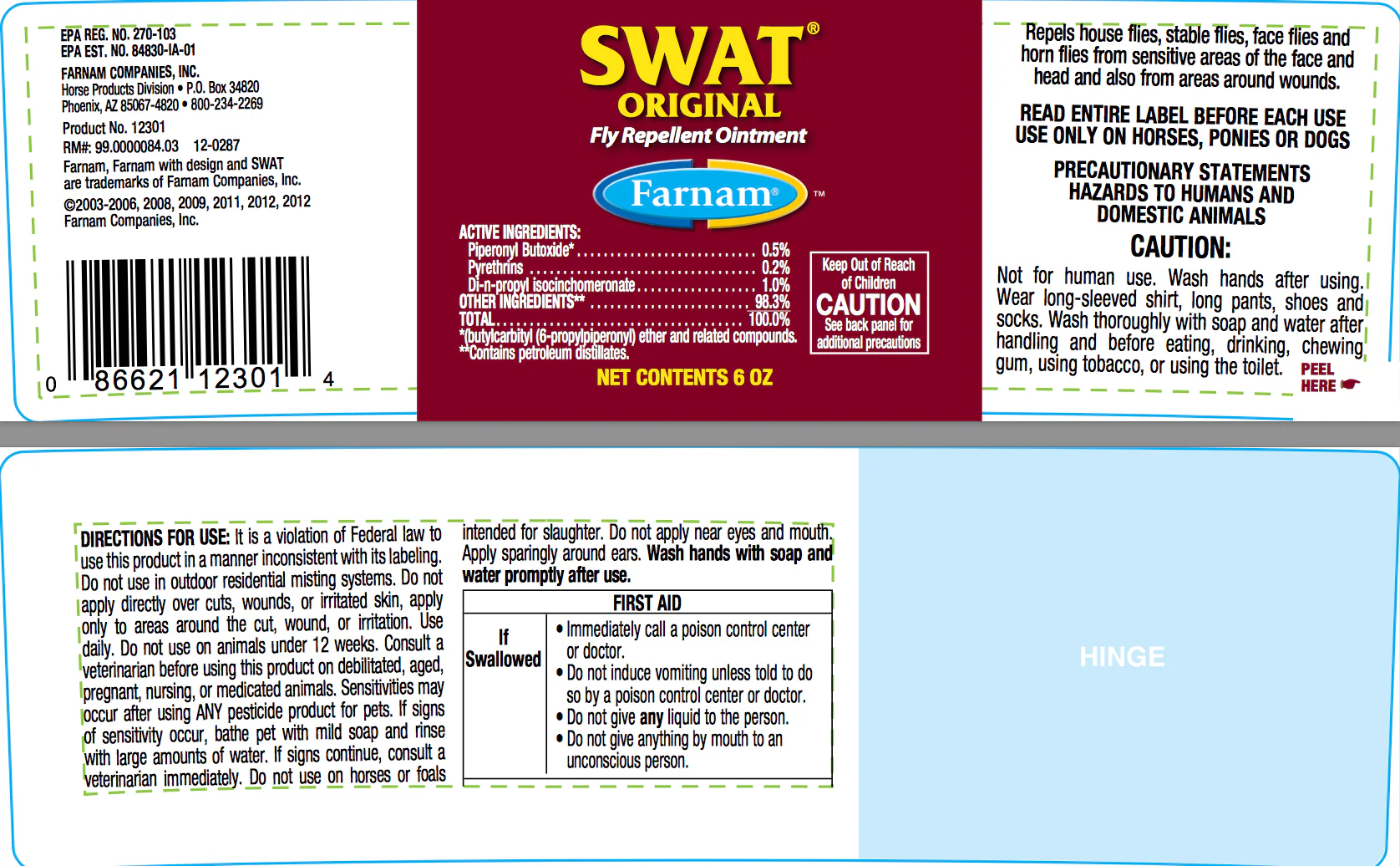 SWAT Fly Repellent Ointment - Image 3