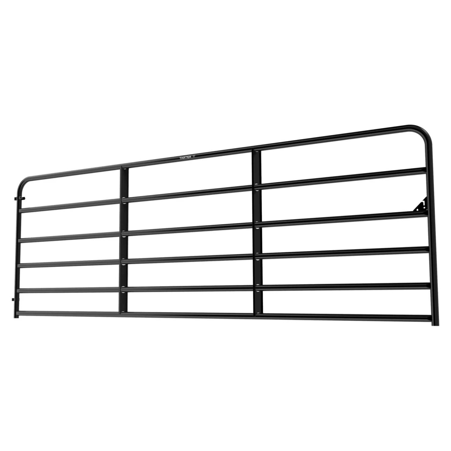 Tarter® 6-Bar Economy Tube Gate – 12 ft (Black)