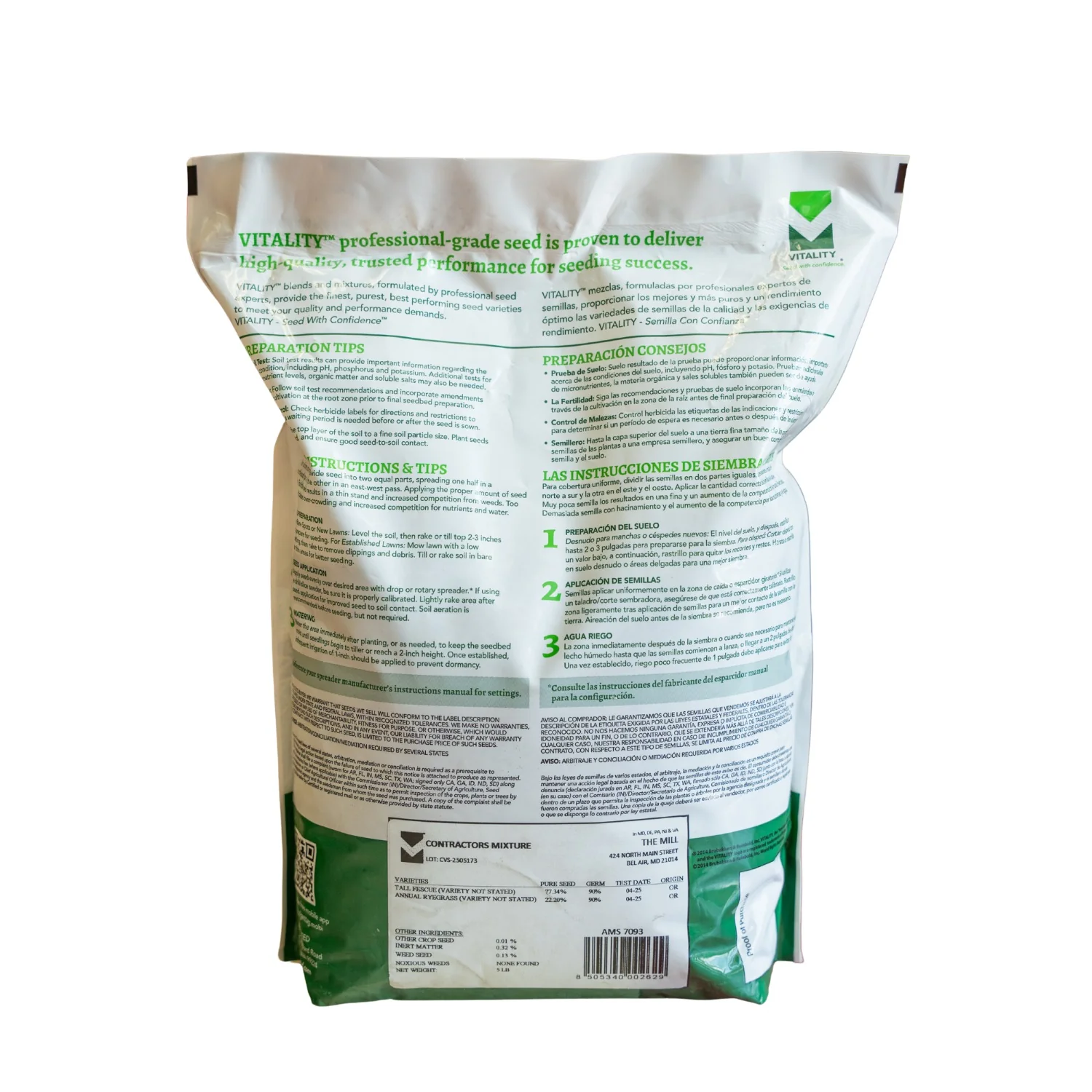 The Mill Contractors Grass Seed Mix - 80% Tall Fescue, 20% Annual Ryegrass - Image 5