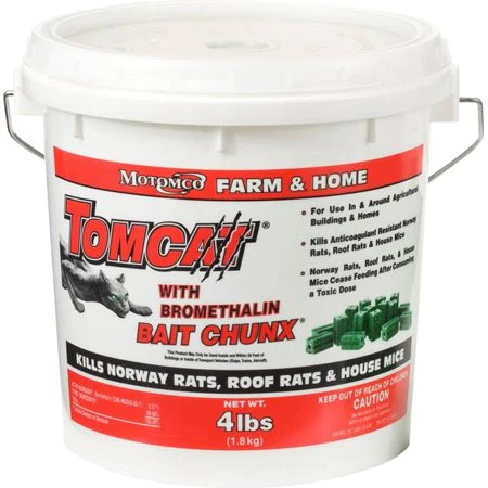 Tomcat® Toxic Bait Blocks for Mice and Rats – 4 lb