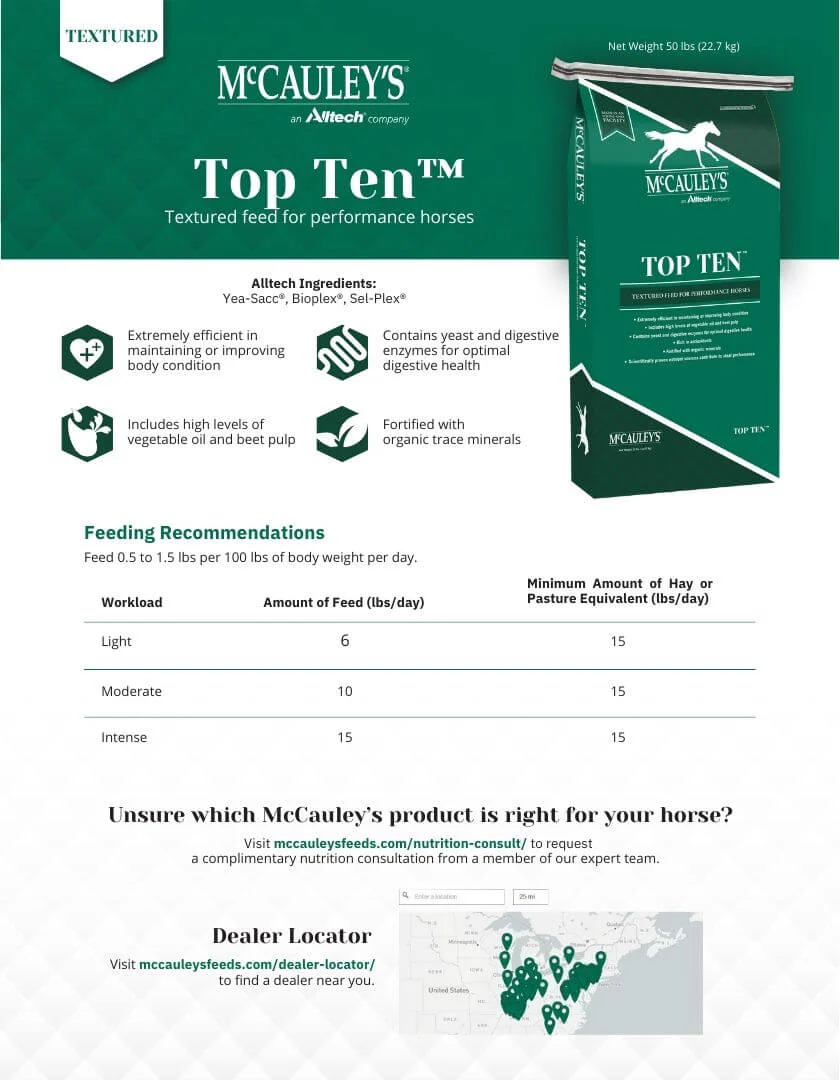 McCauley's Top Ten Horse Feed - Image 2