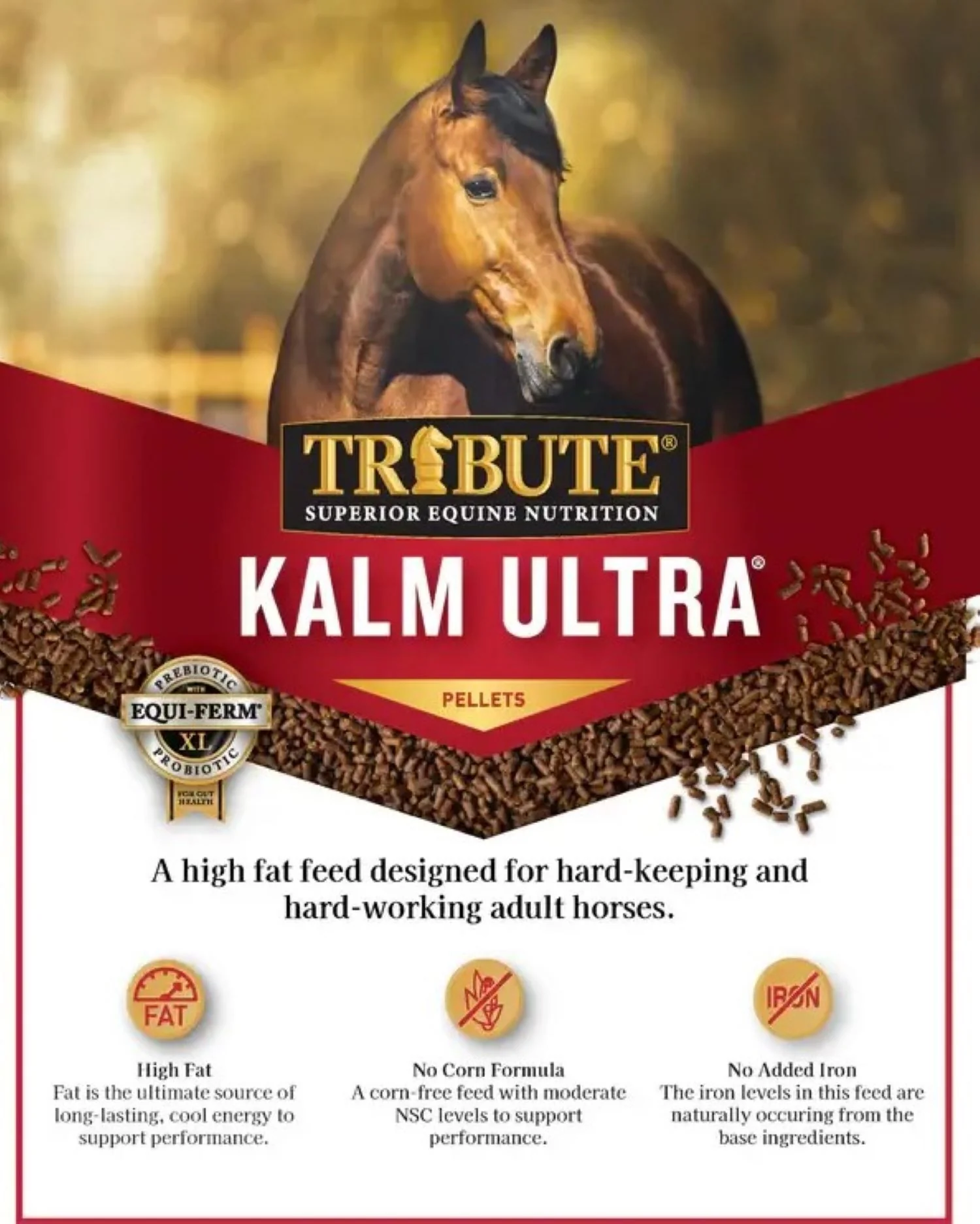 Tribute Kalm Ultra Pelleted Horse Feed