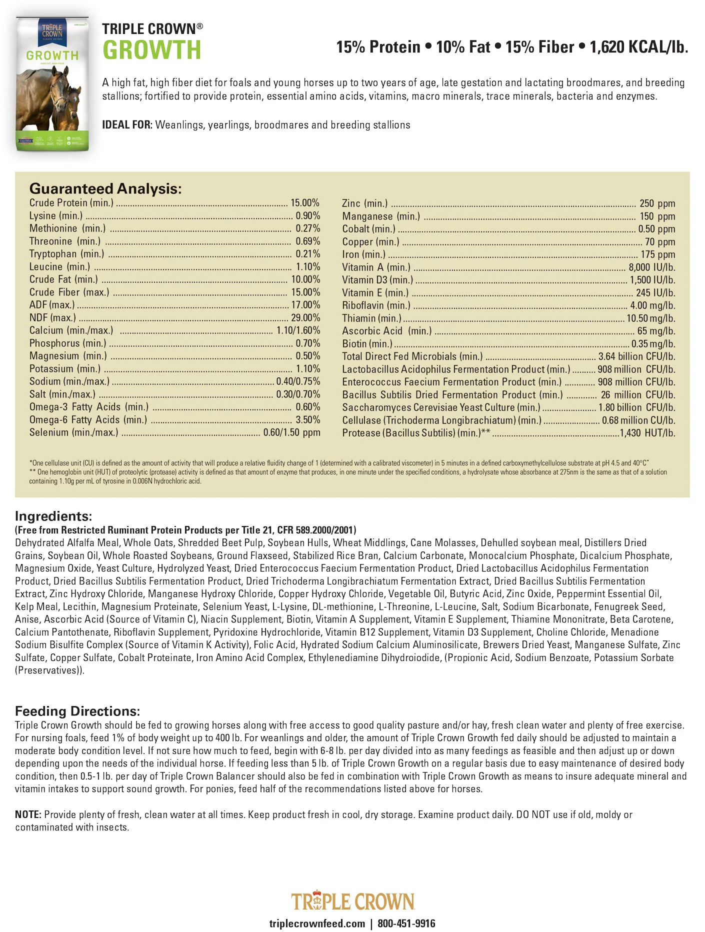 Triple Crown Growth Horse Feed - Image 4