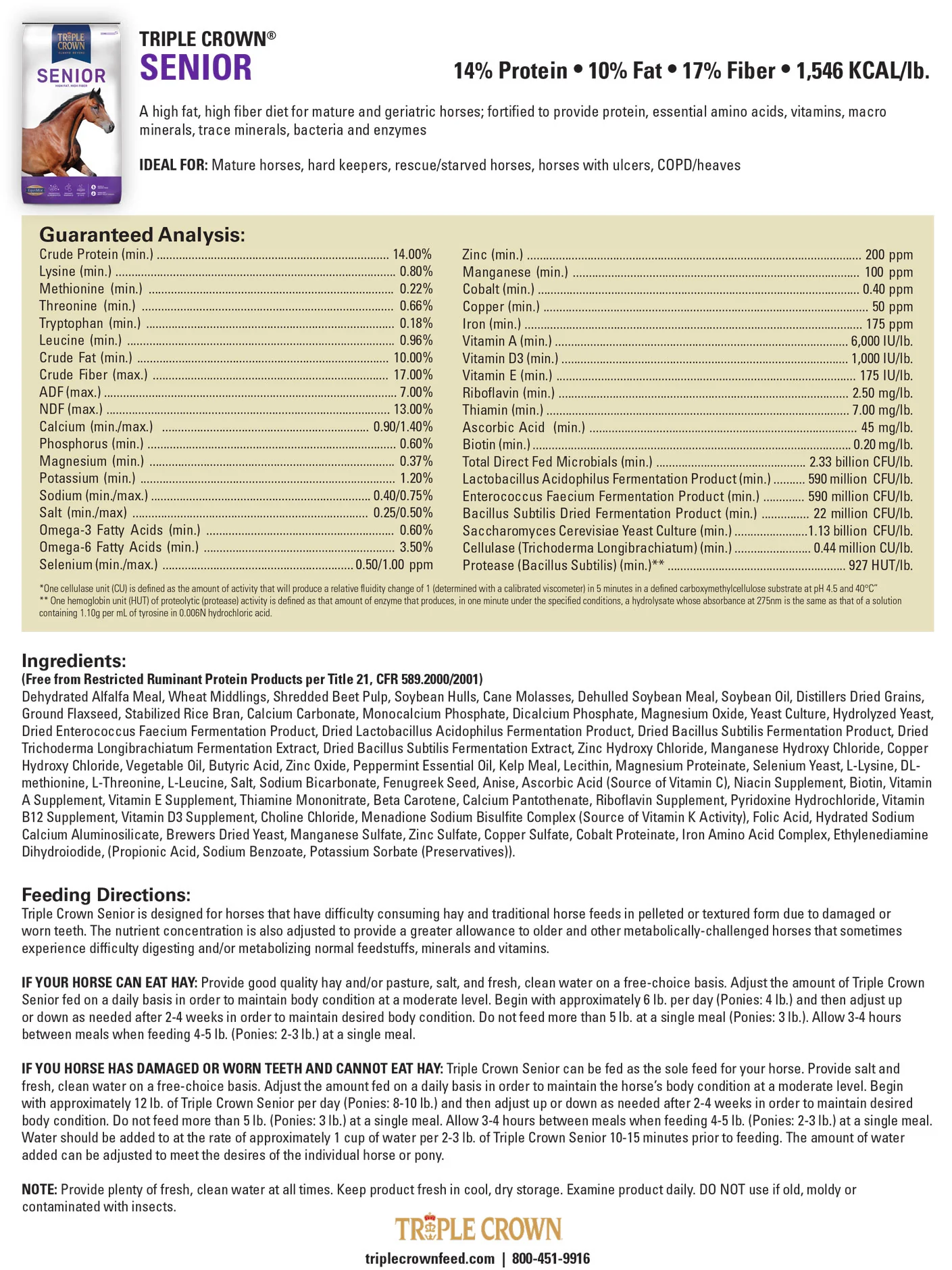 Triple Crown Senior Horse Feed - Image 4