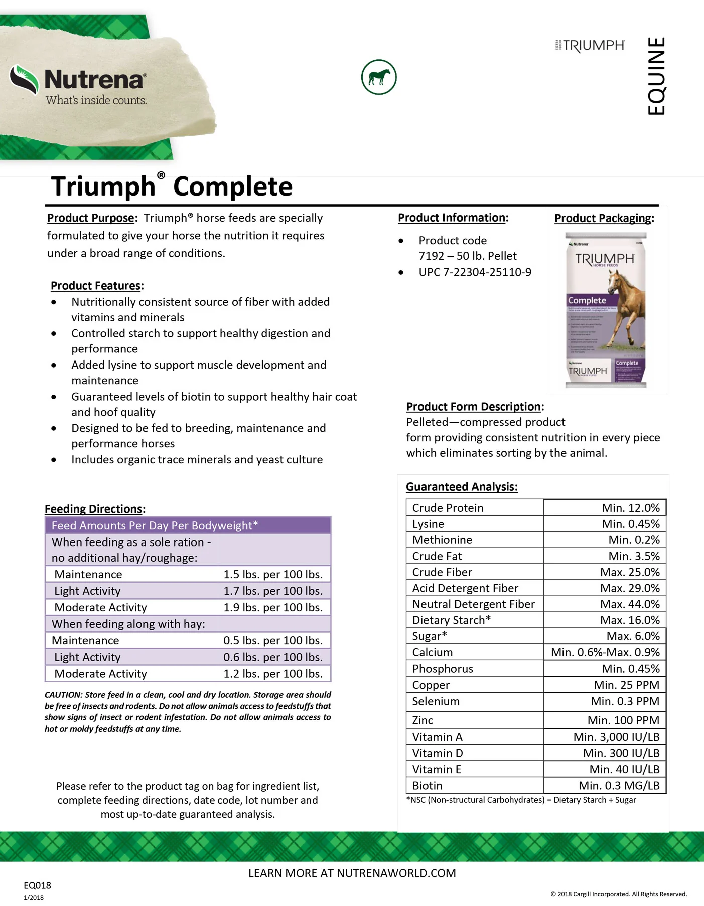 Nutrena Triumph Complete Horse Feed - Image 4