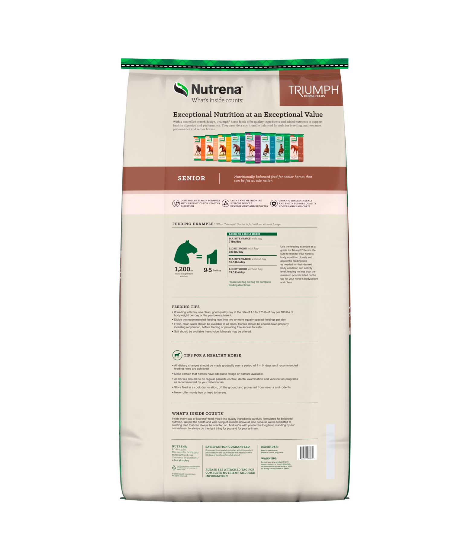 Nutrena Triumph Senior Horse Feed - Image 2