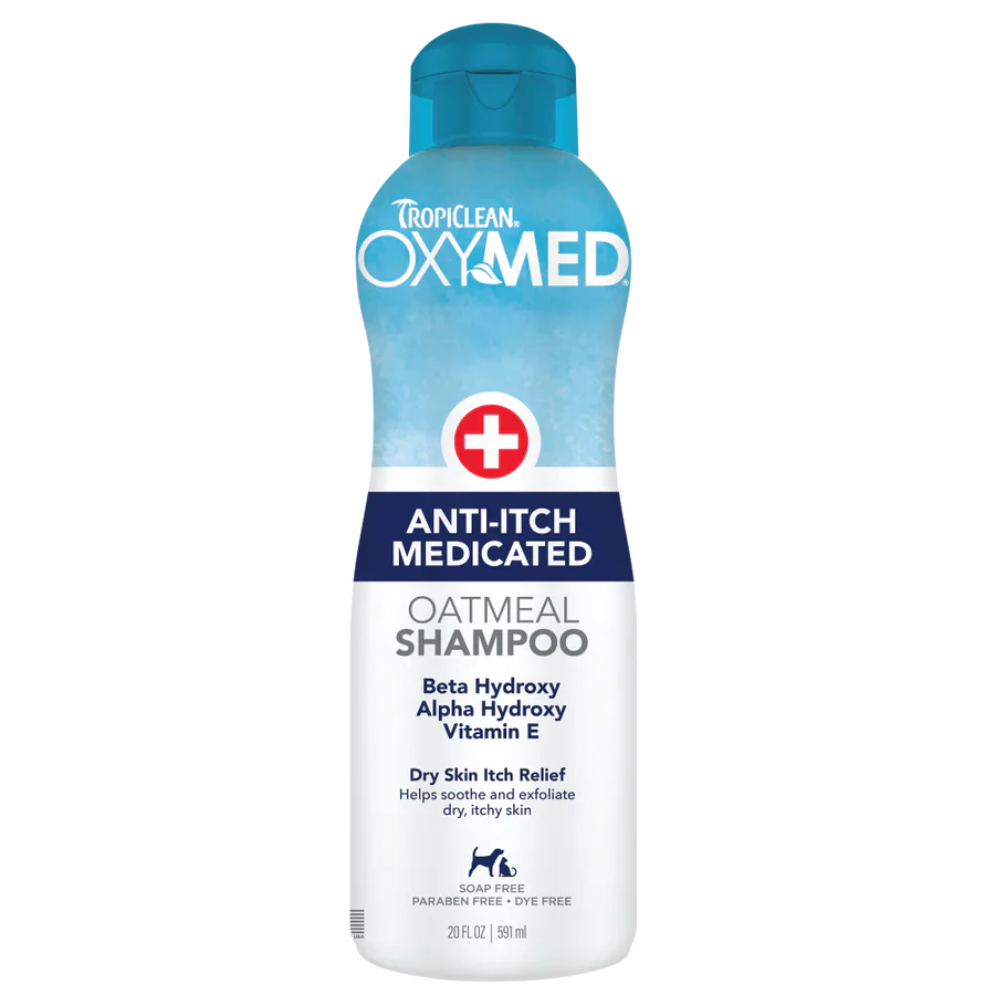 TropiClean OxyMed® Medicated Anti-Itch Shampoo for Dogs & Cats – 20 oz - Image 4