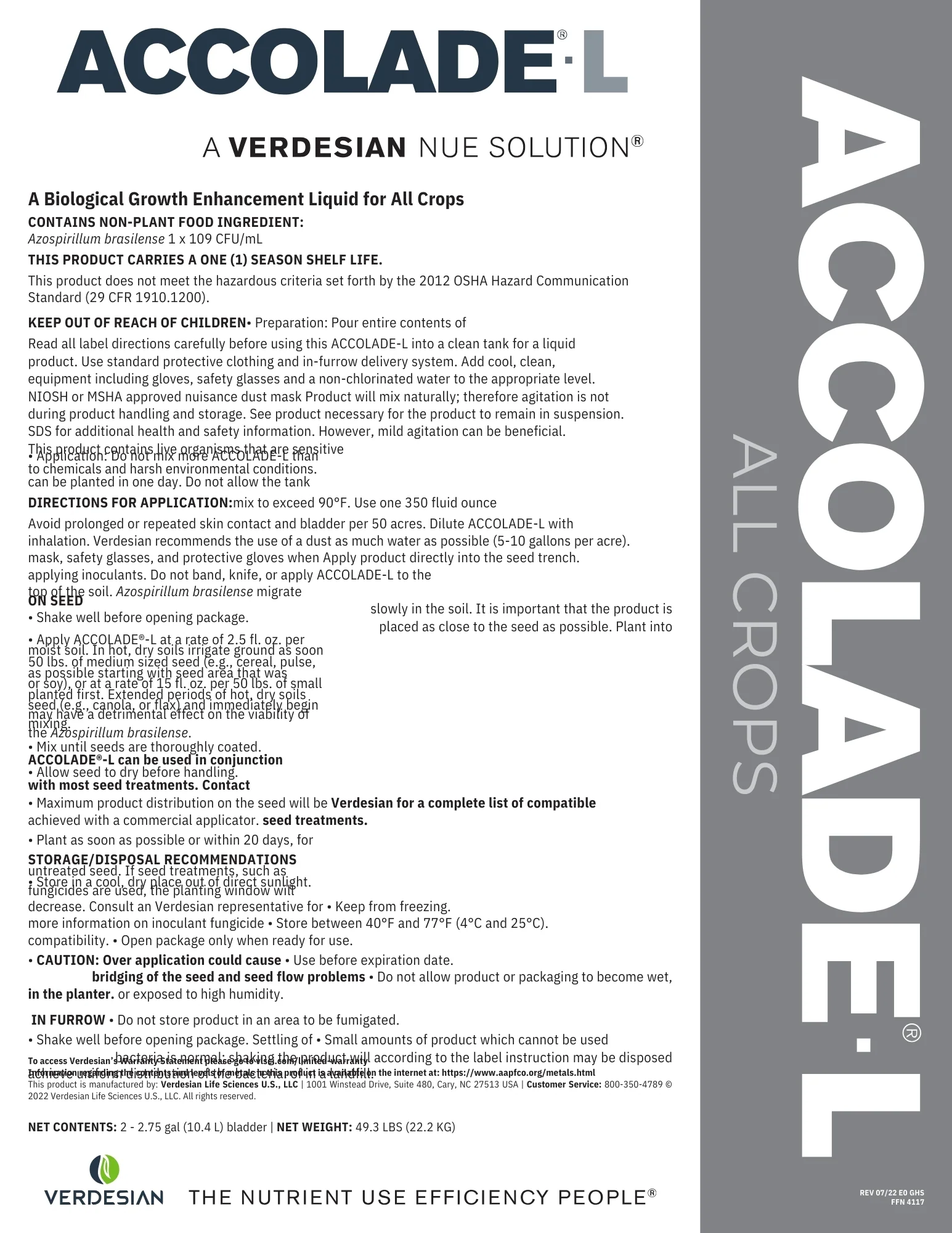 Verdesian Accolade Agronomy Biological - Image 4