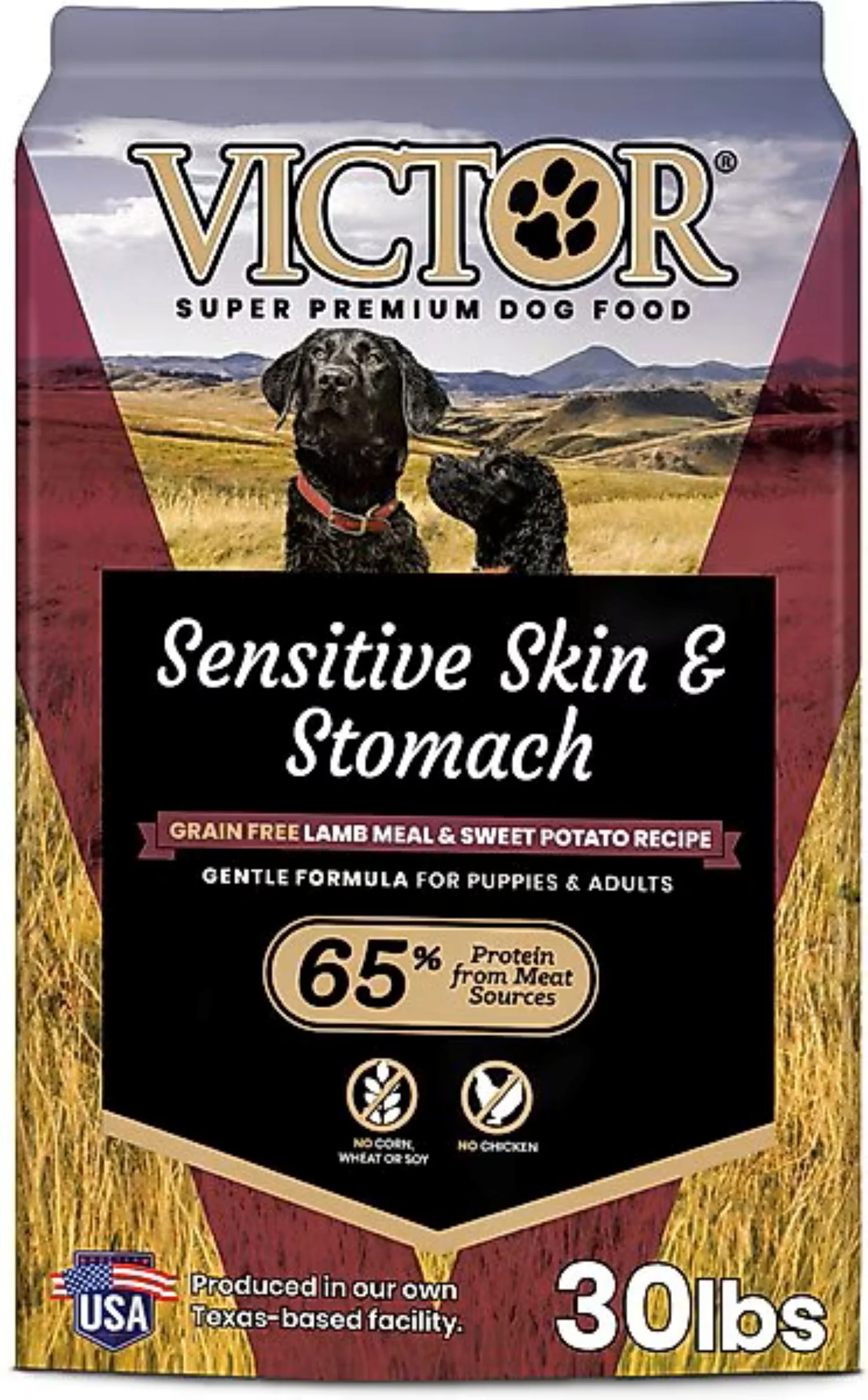Victor Grain Free Lamb Meal & Sweet Potato Dog Food 30lb.
