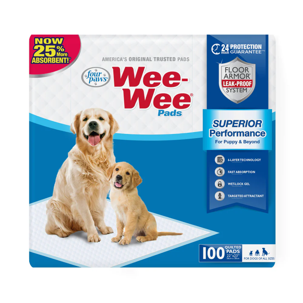 Wee-Wee® Superior Performance Dog Pee Pads – 22 in x 23 in, Leak-Proof Training Pads - Image 6
