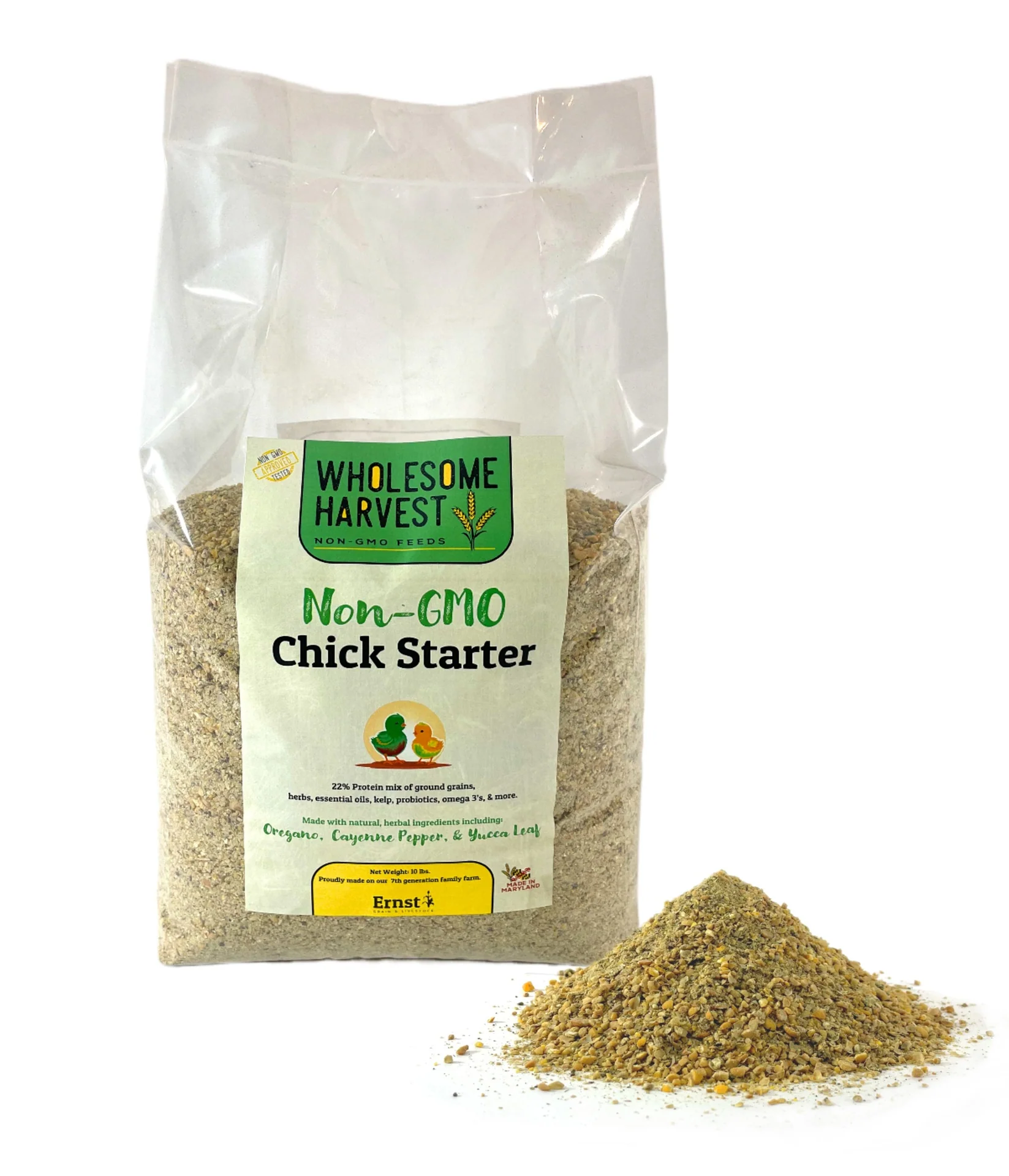 Wholesome Harvest Chick Starter Feed – Non-GMO - 10 lb.