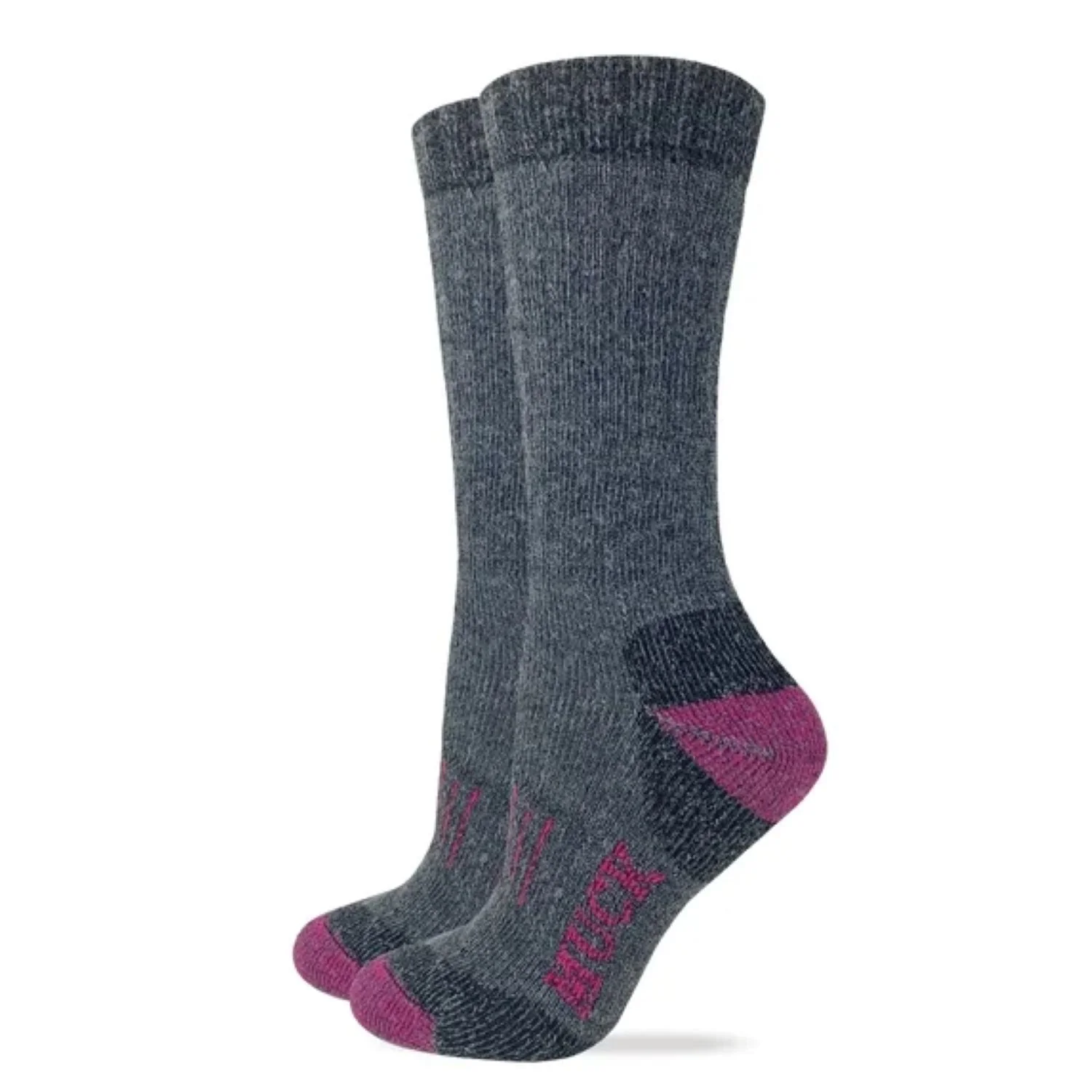 Woman's Wool Muck Socks Two-Pack (Pink)