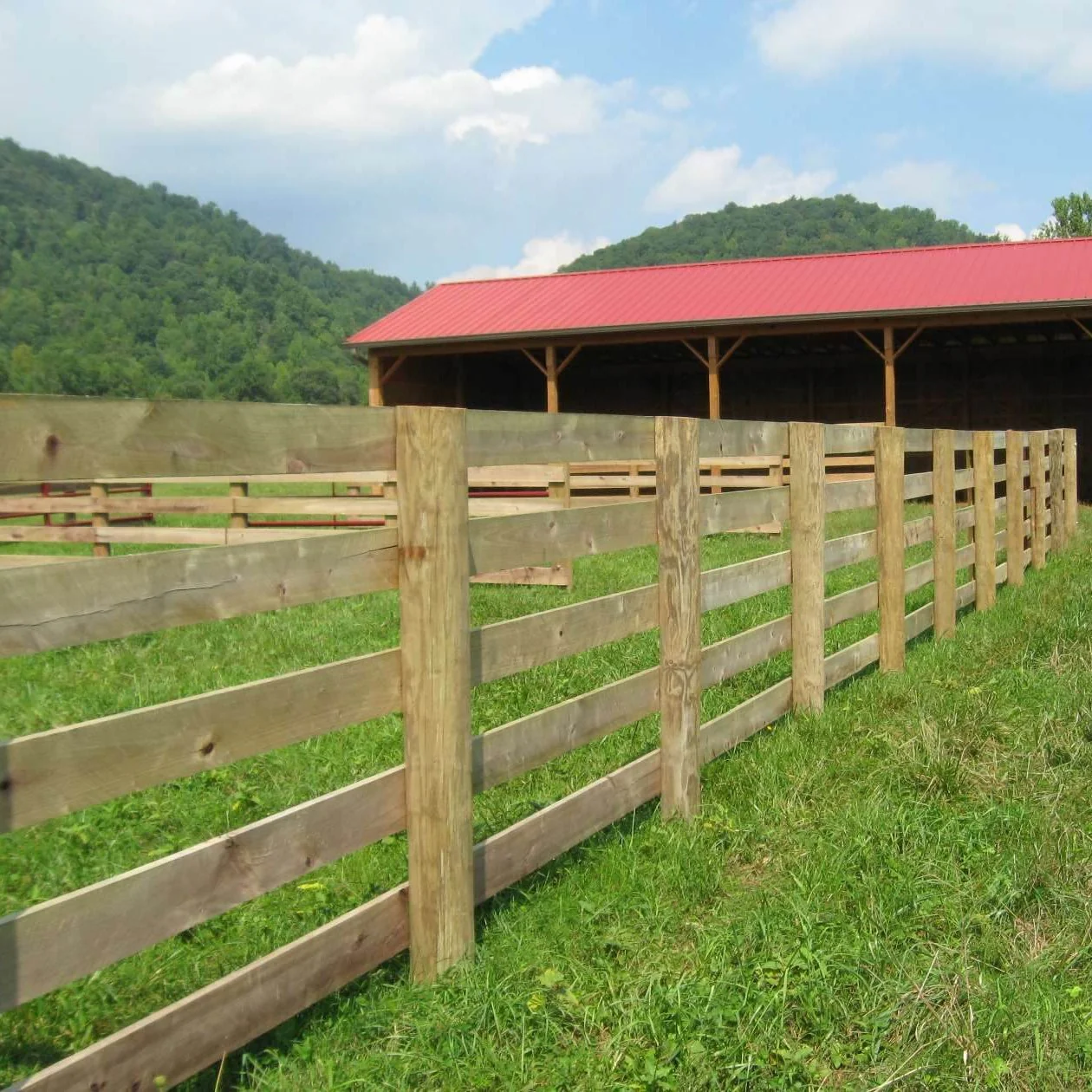 7 ft. x 5-6 in. Pressure Treated Round Wood Fence Post - Image 2