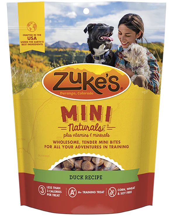 Zukes Duck Mini Naturals Dog Treats